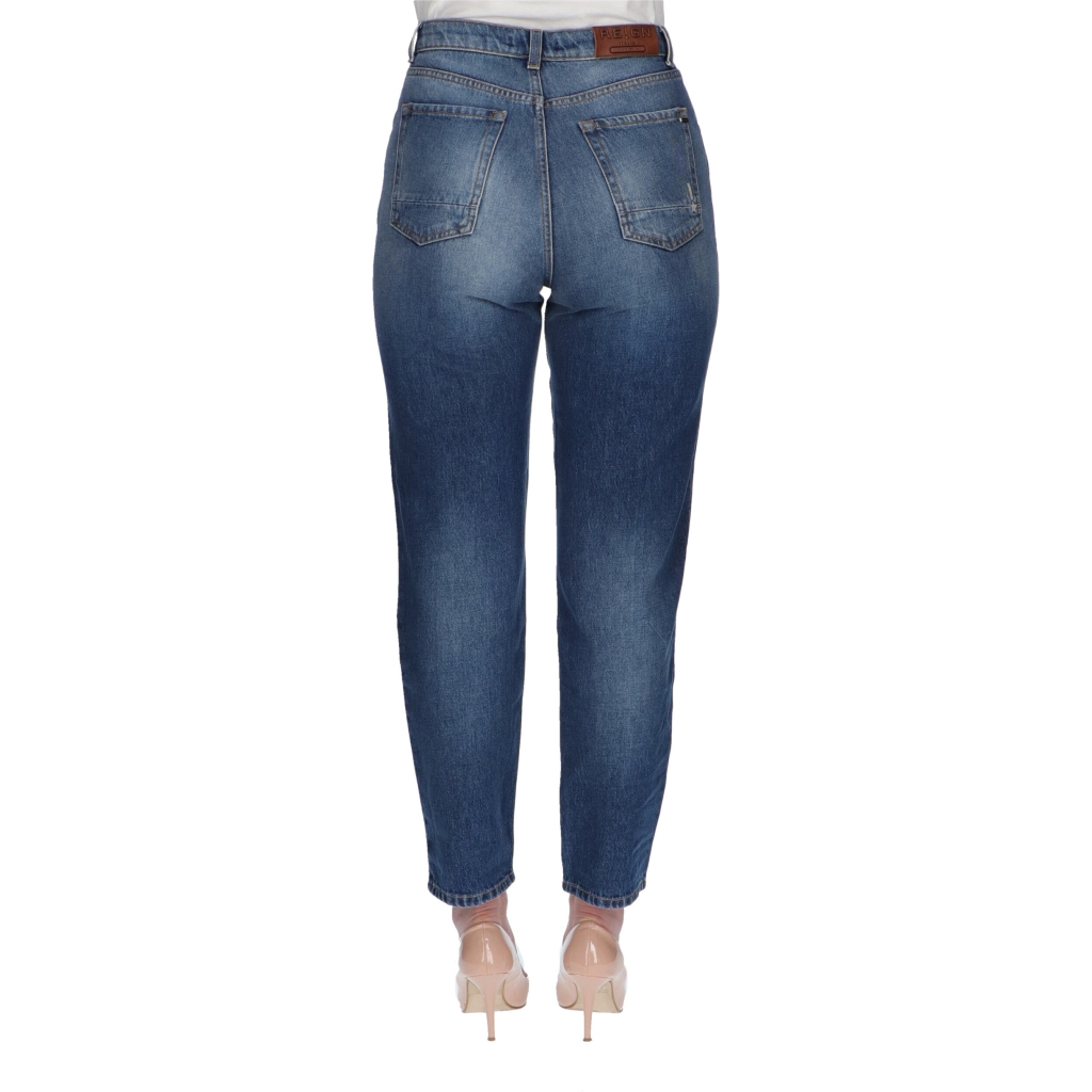 JEANS JODIE ANTIGUA MOM FIT W REIGN DENIM