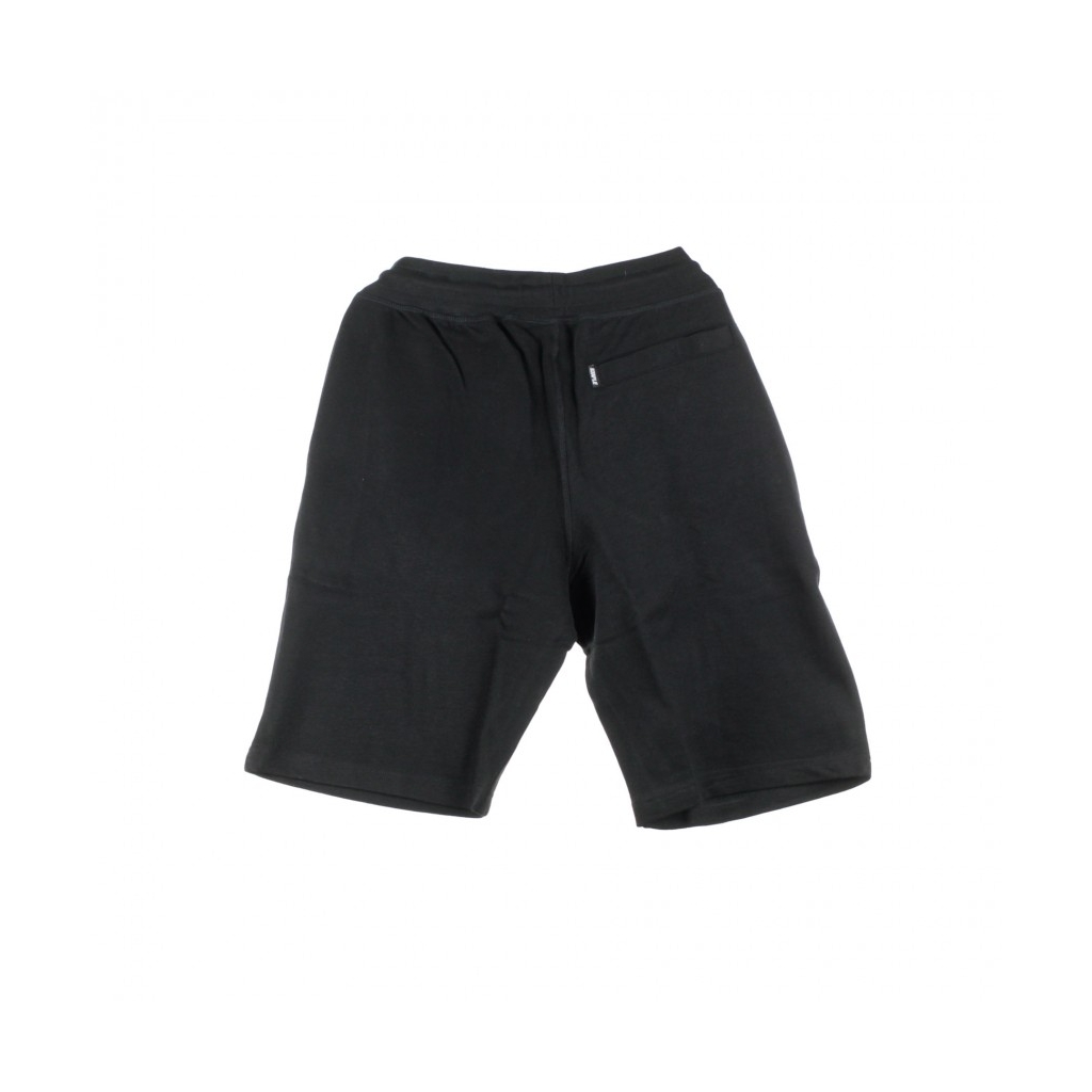 PANTALONE CORTO PIGEON EMBROIDERED SWEATSHORT BLACK