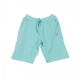 PANTALONE CORTO PIGEON EMBROIDERED SWEATSHORT TEAL