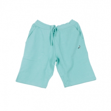 PANTALONE CORTO PIGEON EMBROIDERED SWEATSHORT TEAL