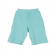 PANTALONE CORTO PIGEON EMBROIDERED SWEATSHORT TEAL