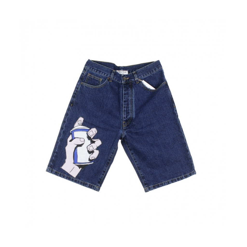 PANTALONE CORTO BOMBOLETTA SHORT DENIM SCURO