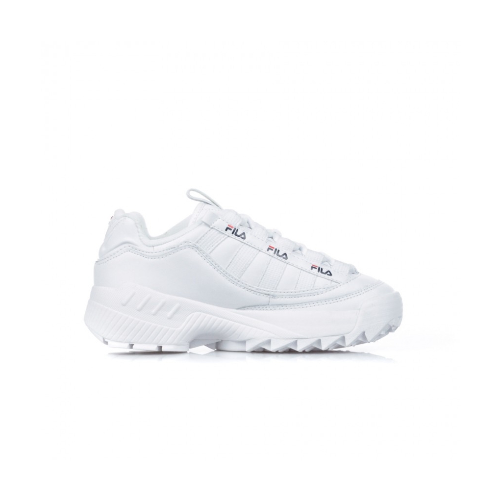 SCARPA BASSA D-FORMATION WHITE/FILA NAVY/FILA RED