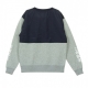 FELPA GIROCOLLO CRT CREWNECK NAVY/HEATHER GREY
