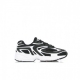 SCARPA BASSA  CREATOR BLACK/WHITE/METALLIC SILVER