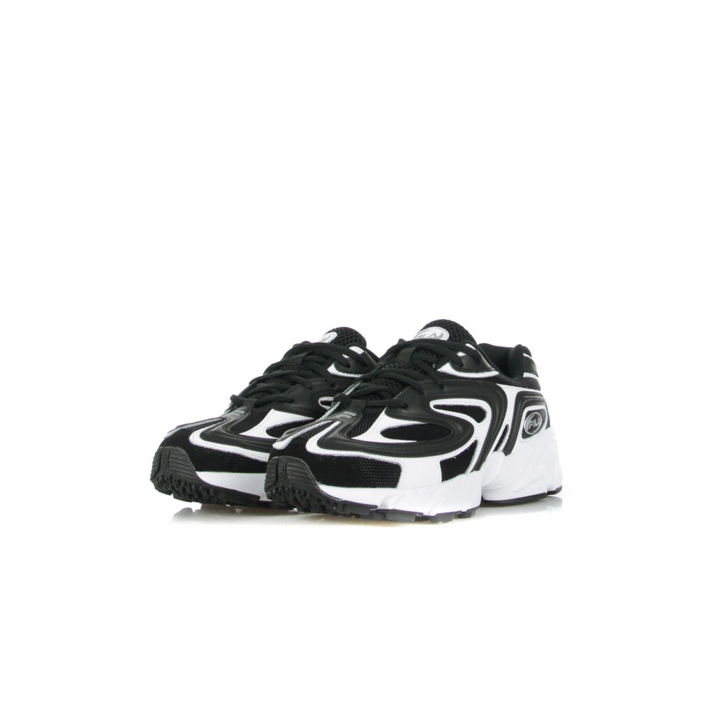 SCARPA BASSA  CREATOR BLACK/WHITE/METALLIC SILVER