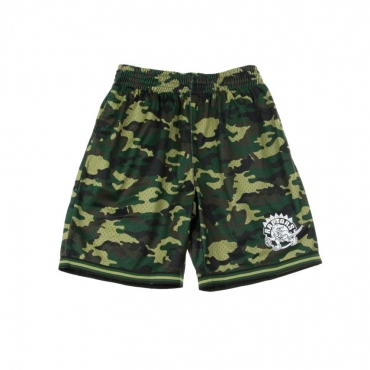 PANTALONCINO TIPO BASKET NBA CAMO MESH SHORT TORRAP WOODLAND CAMO