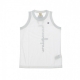 CANOTTA TIPO BASKET TANK TOP WHITE