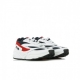 SCARPA BASSA V94M JR WHITE/FILA NAVY/FILA RED