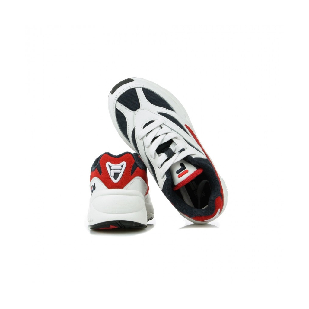 SCARPA BASSA V94M JR WHITE/FILA NAVY/FILA RED