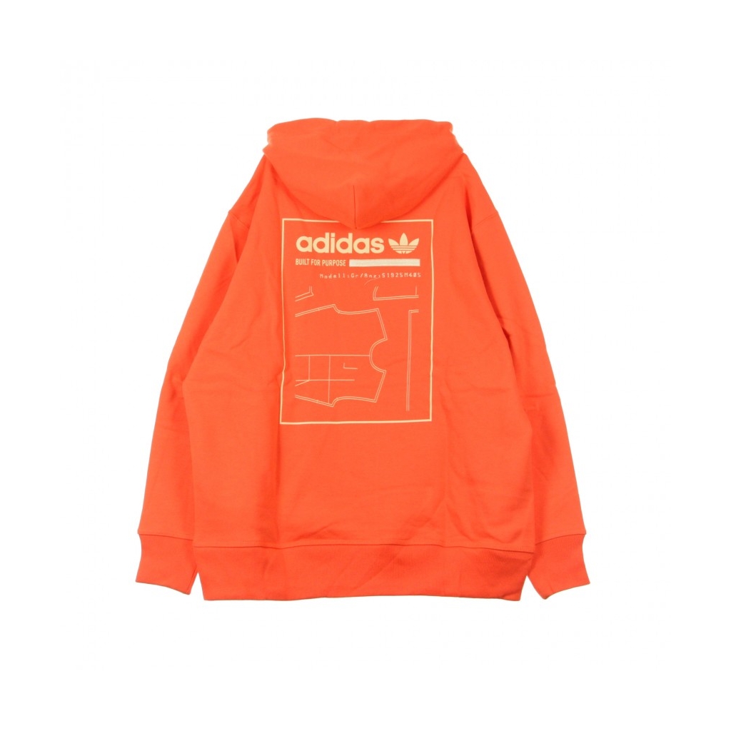 FELPA LEGGERA CAPPUCCIO GRP OTH HOODIE SEMI SOLAR RED
