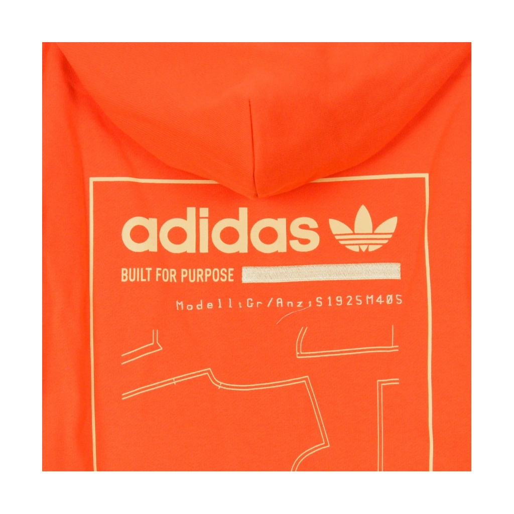FELPA LEGGERA CAPPUCCIO GRP OTH HOODIE SEMI SOLAR RED