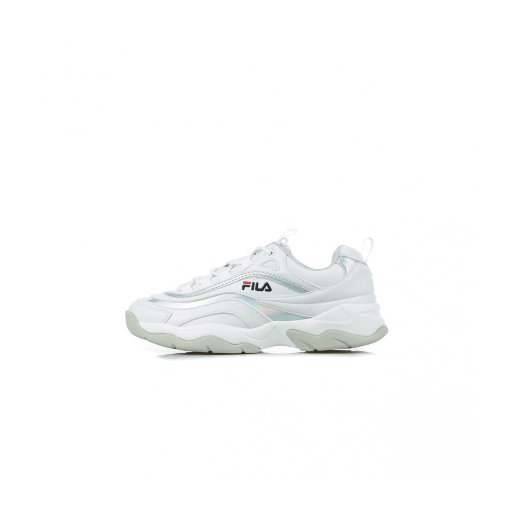 fila ray low silver