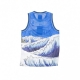 CANOTTA TIPO BASKET GREAT WAVE BASKET JERSEY BLUE