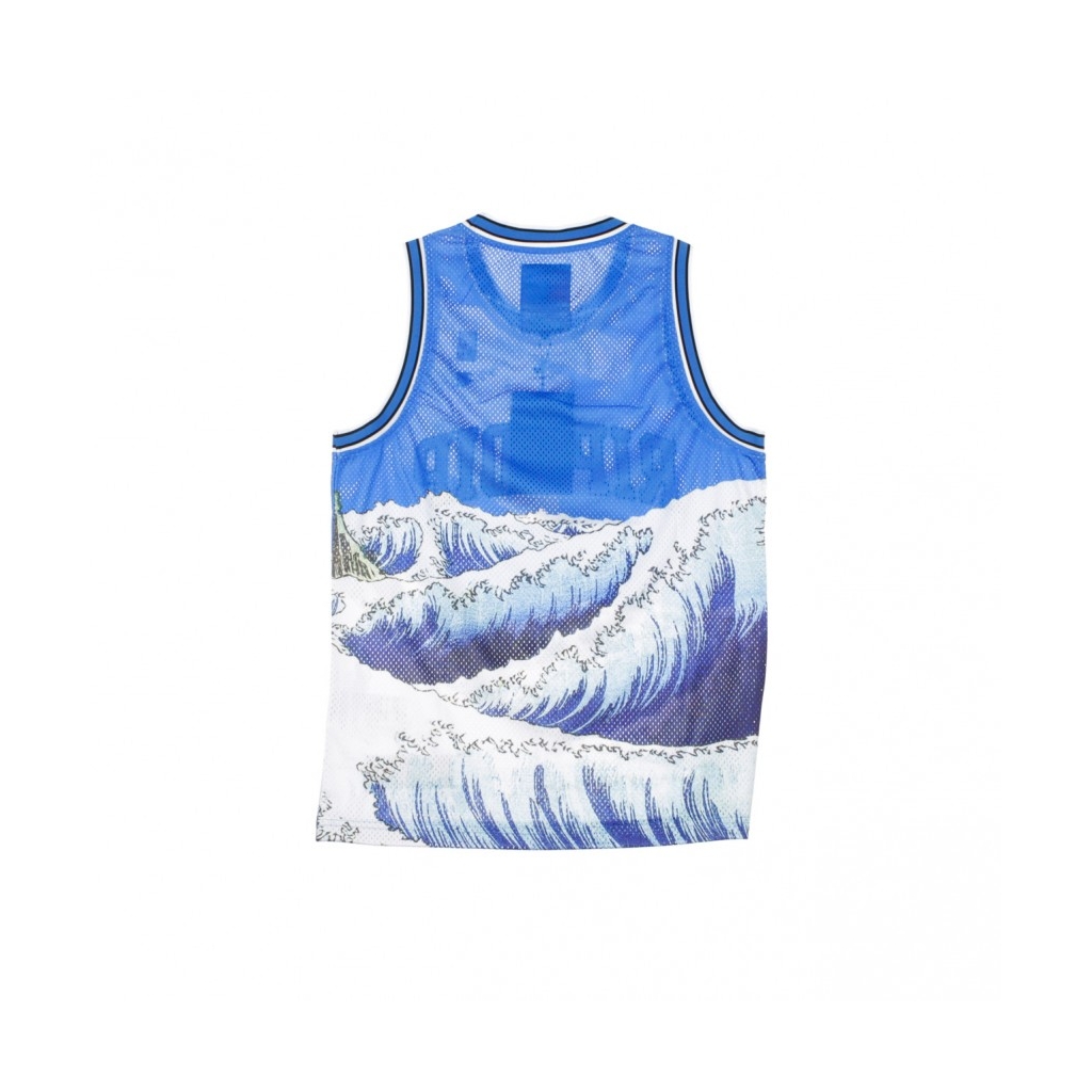 CANOTTA TIPO BASKET GREAT WAVE BASKET JERSEY BLUE