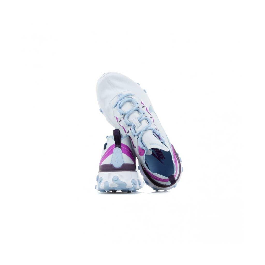 SCARPA BASSA REACT ELEMENT 55 FOOTBALL GREY/PSYCHIC BLUE/HYPER VIOLET