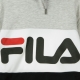 FELPA CAPPUCCIO NIGHT BLOCKED HOODIE LIGHT GREY MELANGE/BROS/BRIGHT WHITE/CITRUS