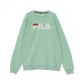 FELPA GIROCOLLO PURE CREW SWEAT MIST GREEN