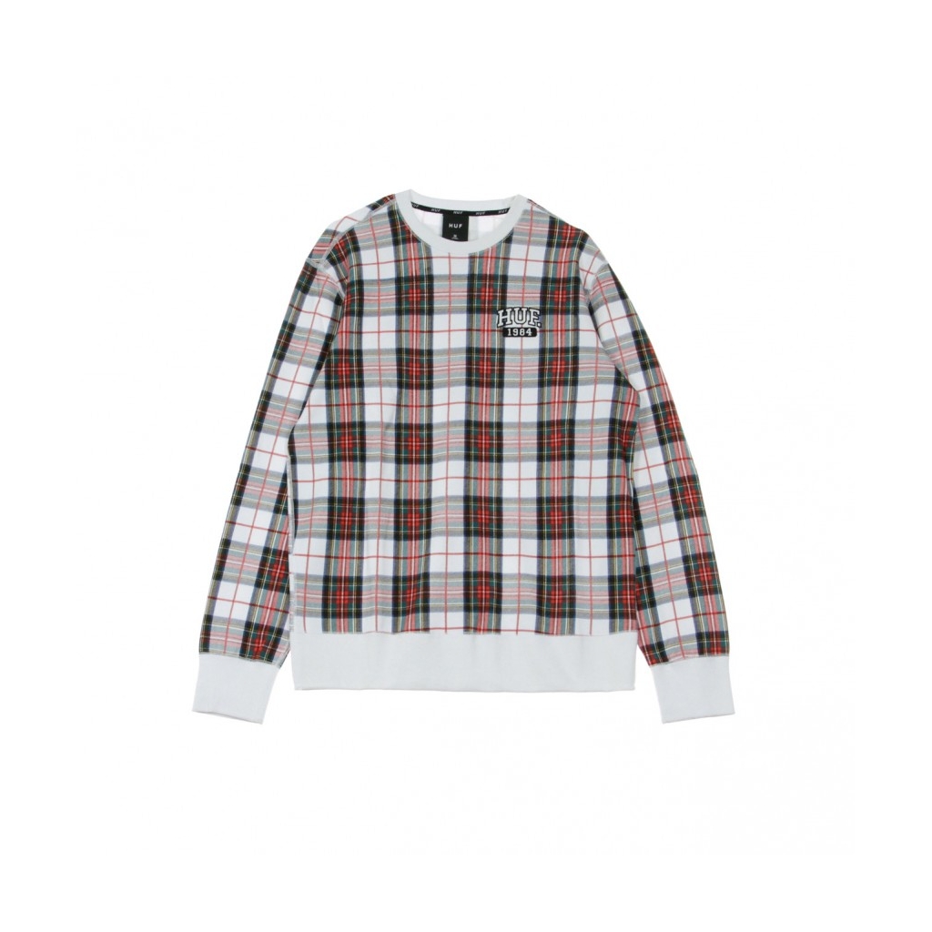 FELPA LEGGERA GIROCOLLO SPUNGEN CREW WHITE