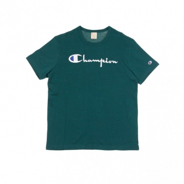 MAGLIETTA CREWNECK TEE TEAL