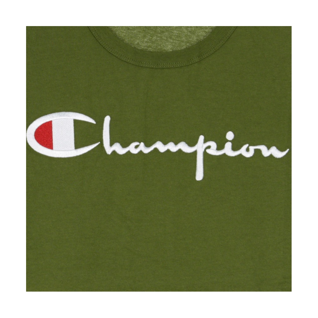 MAGLIETTA CREWNECK TEE OLIVE