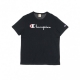 MAGLIETTA CREWNECK TEE NAVY