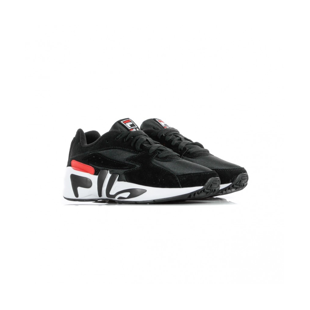 SCARPA BASSA MINDBLOWER BLACK/WHITE/FILA RED