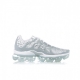 SCARPA BASSA AIR VAPORMAX PLUS WHITE/METALLIC SILVER/WOLF GREY