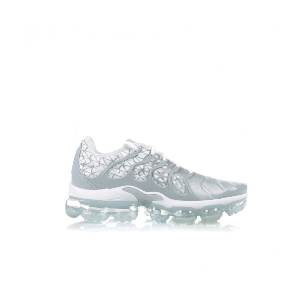 SCARPA BASSA AIR VAPORMAX PLUS WHITE/METALLIC SILVER/WOLF GREY