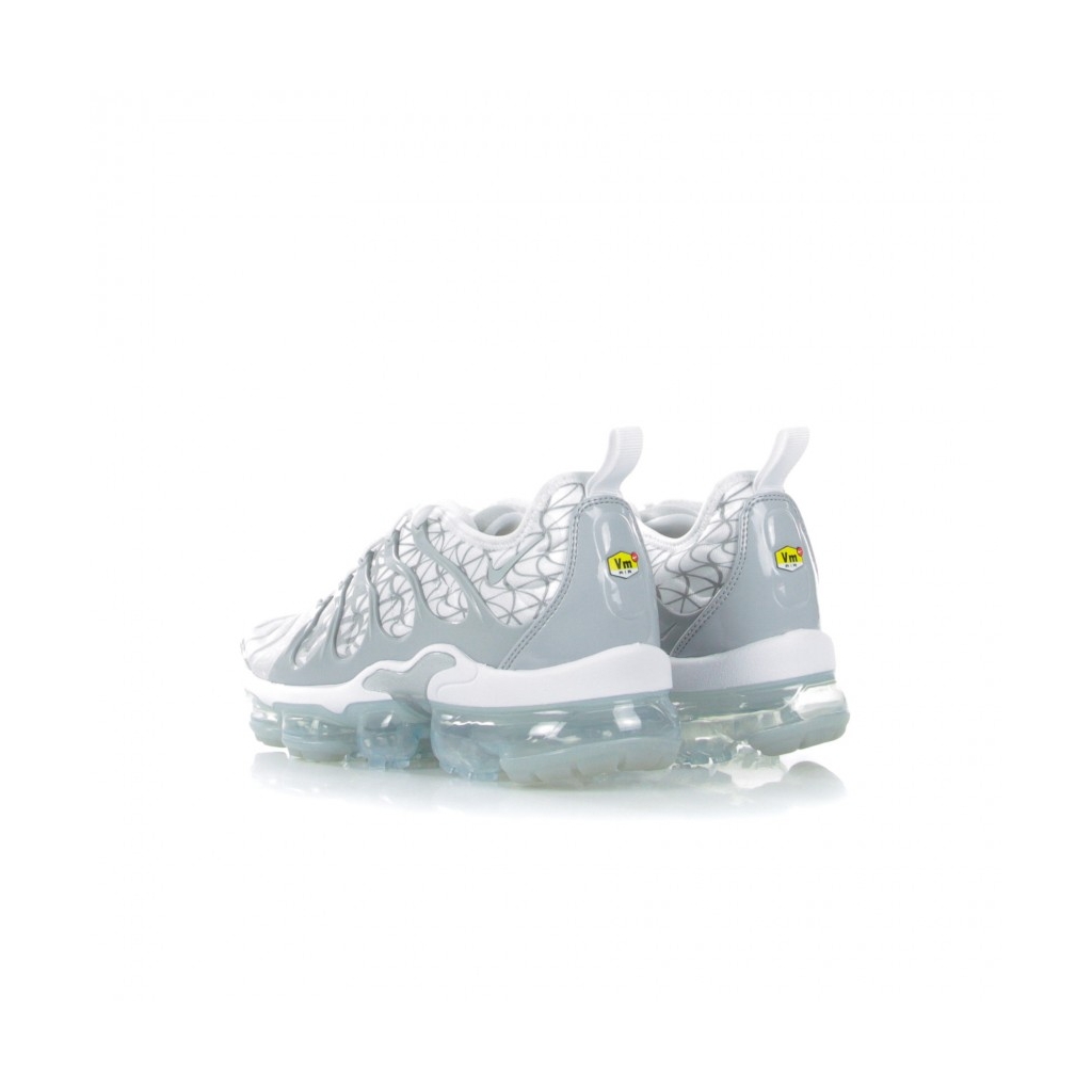 SCARPA BASSA AIR VAPORMAX PLUS WHITE/METALLIC SILVER/WOLF GREY