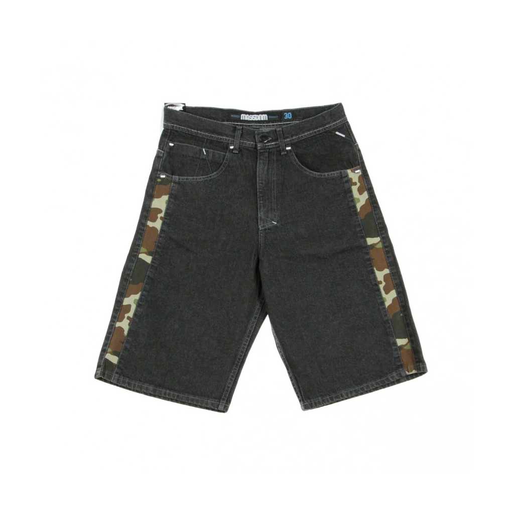 JEANS CORTO SHORTS SHELTER BLACK RINSED