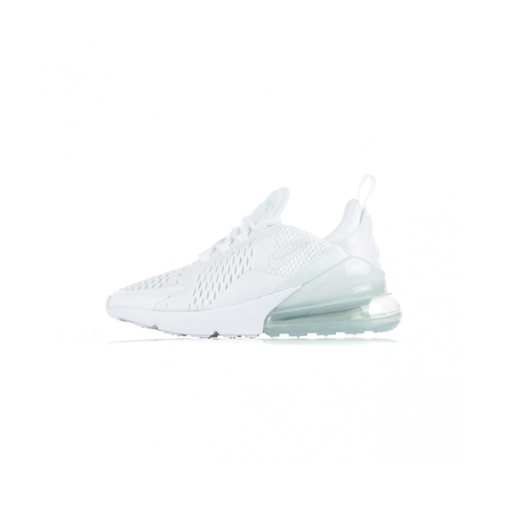 SCARPA BASSA AIR MAX 270 GS WHITE/WHITE/METALLIC SILVER