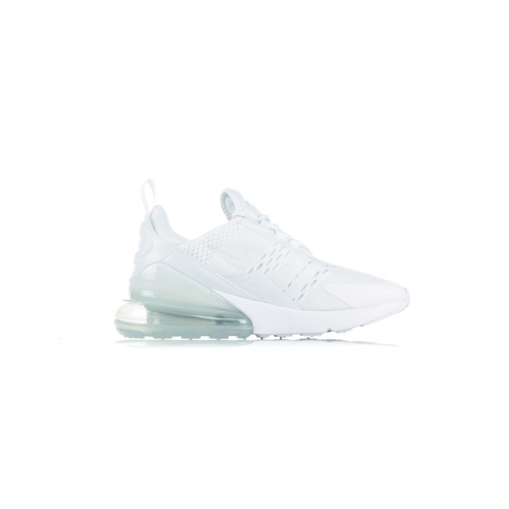 SCARPA BASSA AIR MAX 270 GS WHITE/WHITE/METALLIC SILVER