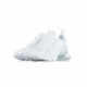 SCARPA BASSA AIR MAX 270 GS WHITE/WHITE/METALLIC SILVER