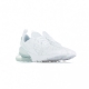 SCARPA BASSA AIR MAX 270 GS WHITE/WHITE/METALLIC SILVER