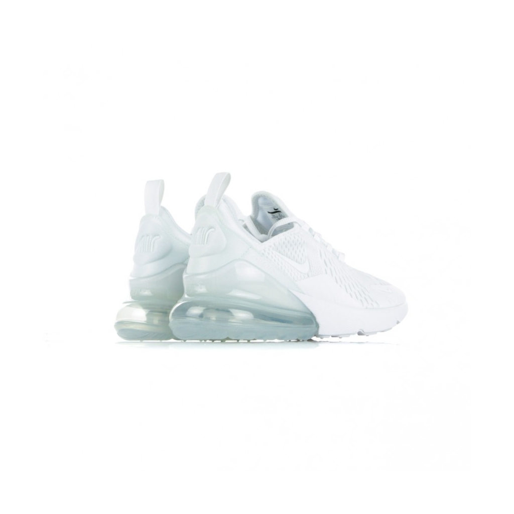 SCARPA BASSA AIR MAX 270 GS WHITE/WHITE/METALLIC SILVER