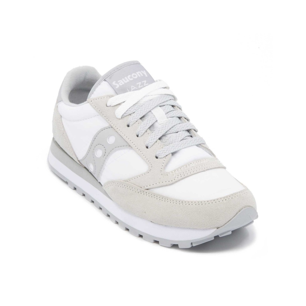 saucony jazz bianche e grigie
