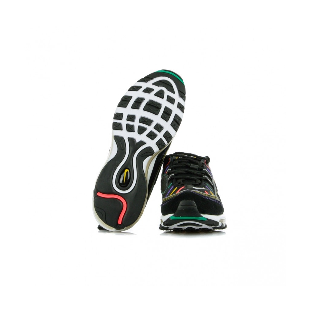 SCARPA BASSA AIR MAX 98 PRM BLACK/FLASH CRIMSON/KINETIC GREEN