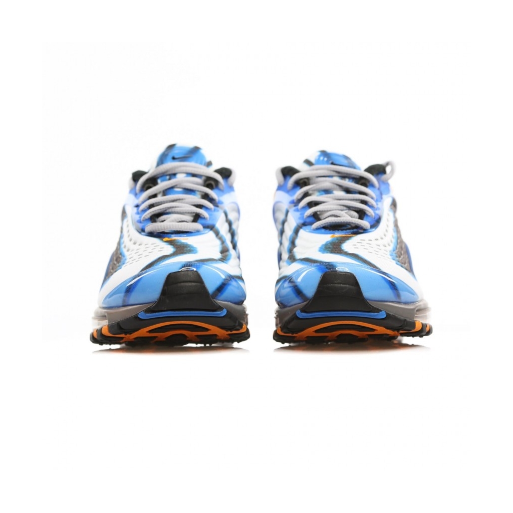 SCARPA BASSA AIR MAX DELUXE PHOTOBLUE/WOLFGREY/ORANGE PEEL/BLACK