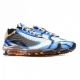 SCARPA BASSA AIR MAX DELUXE PHOTOBLUE/WOLFGREY/ORANGE PEEL/BLACK