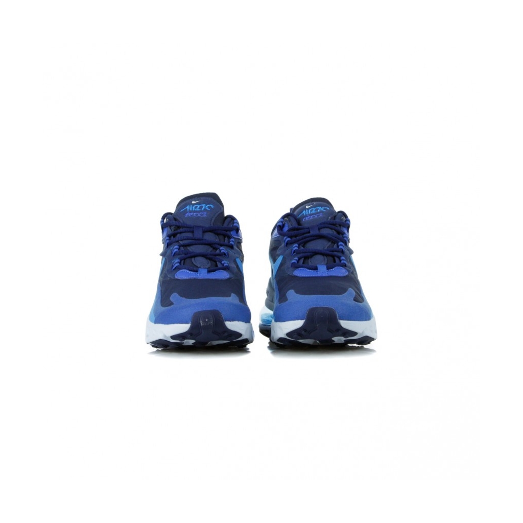 SCARPA BASSA AIR MAX 270 REACT BLUE VOID/PHOTO BLUE/GAME ROYAL