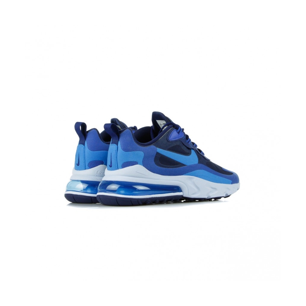 SCARPA BASSA AIR MAX 270 REACT BLUE VOID/PHOTO BLUE/GAME ROYAL