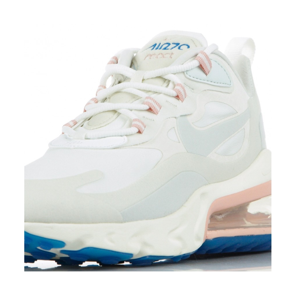 SCARPA BASSA AIR MAX 270 REACT SUMMIT WHITE/GHOST AQUA/PHANTOM