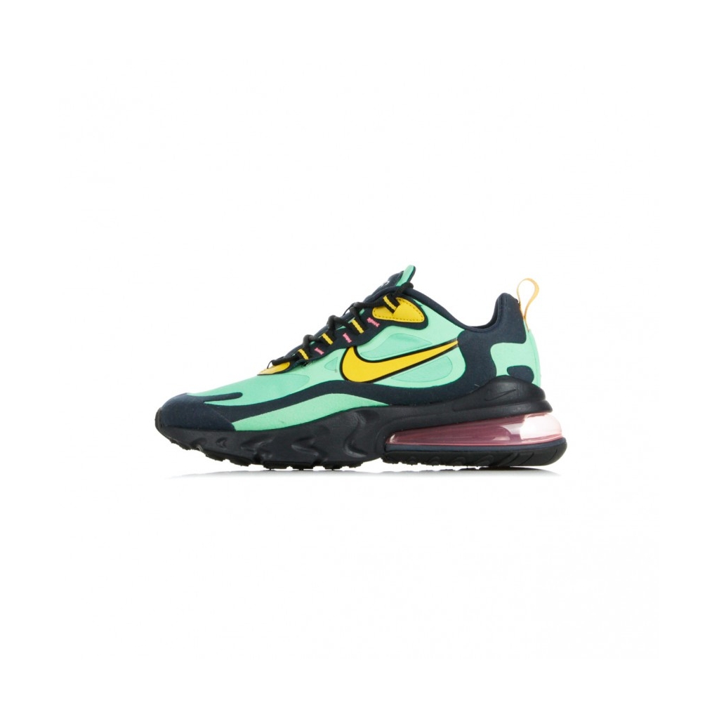 SCARPA BASSA AIR MAX 270 REACT POP ART ELECTRO GREEN/YELLOW OCHRE/OBSIDIAN