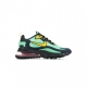 SCARPA BASSA AIR MAX 270 REACT POP ART ELECTRO GREEN/YELLOW OCHRE/OBSIDIAN