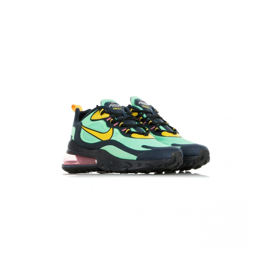 SCARPA BASSA AIR MAX 270 REACT POP ART ELECTRO GREEN/YELLOW OCHRE/OBSIDIAN