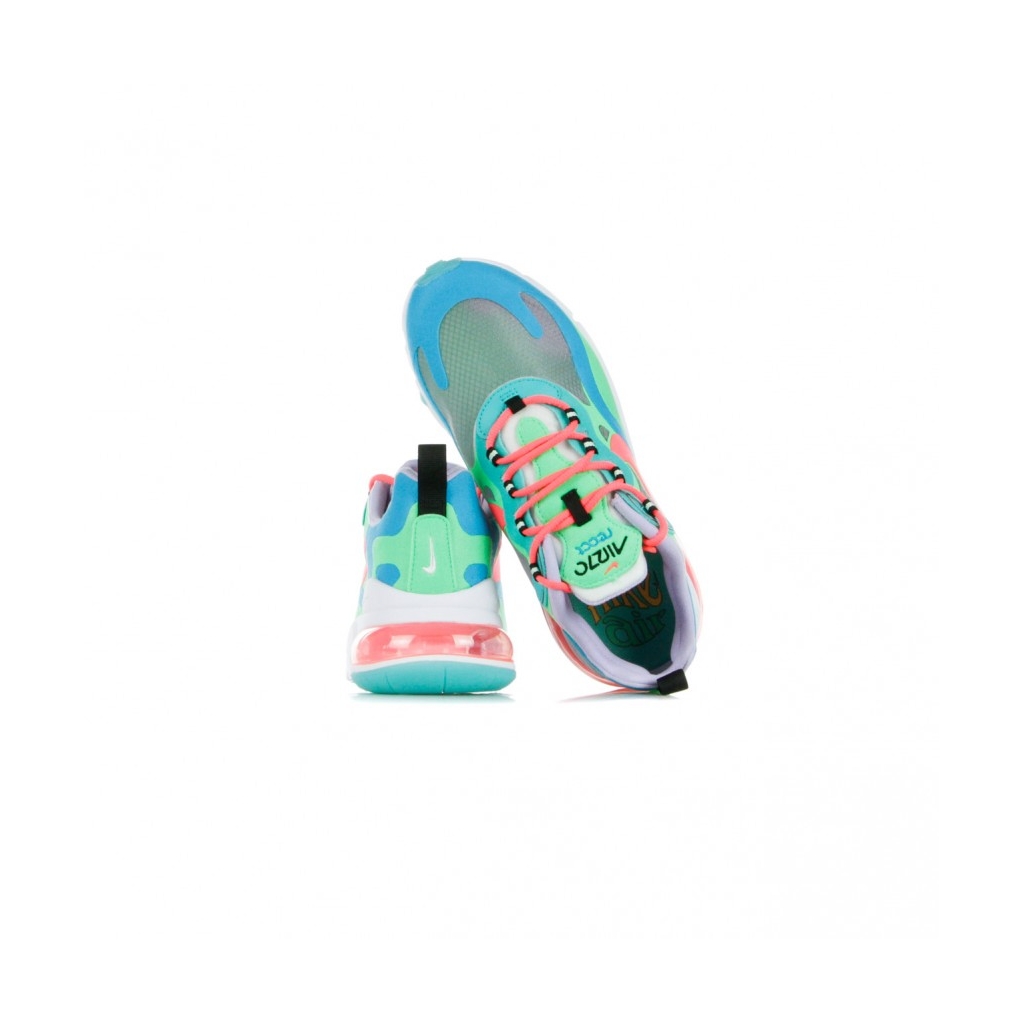 SCARPA BASSA W AIR MAX 270 REACT PSYCHEDELIC MOVEMENT ELECTRO GREEN/FLASH CRIMSON/BLUE LAGOON