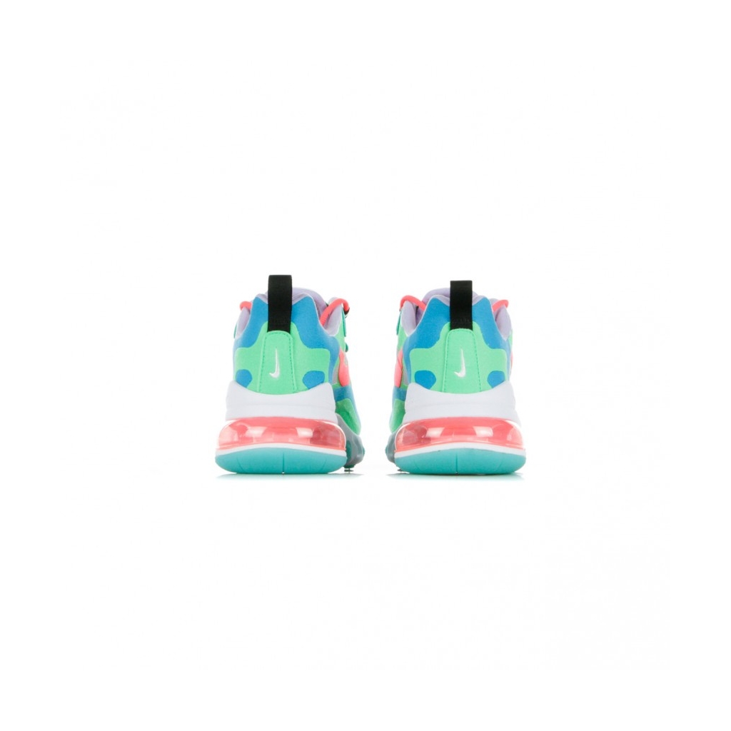 SCARPA BASSA W AIR MAX 270 REACT PSYCHEDELIC MOVEMENT ELECTRO GREEN/FLASH CRIMSON/BLUE LAGOON