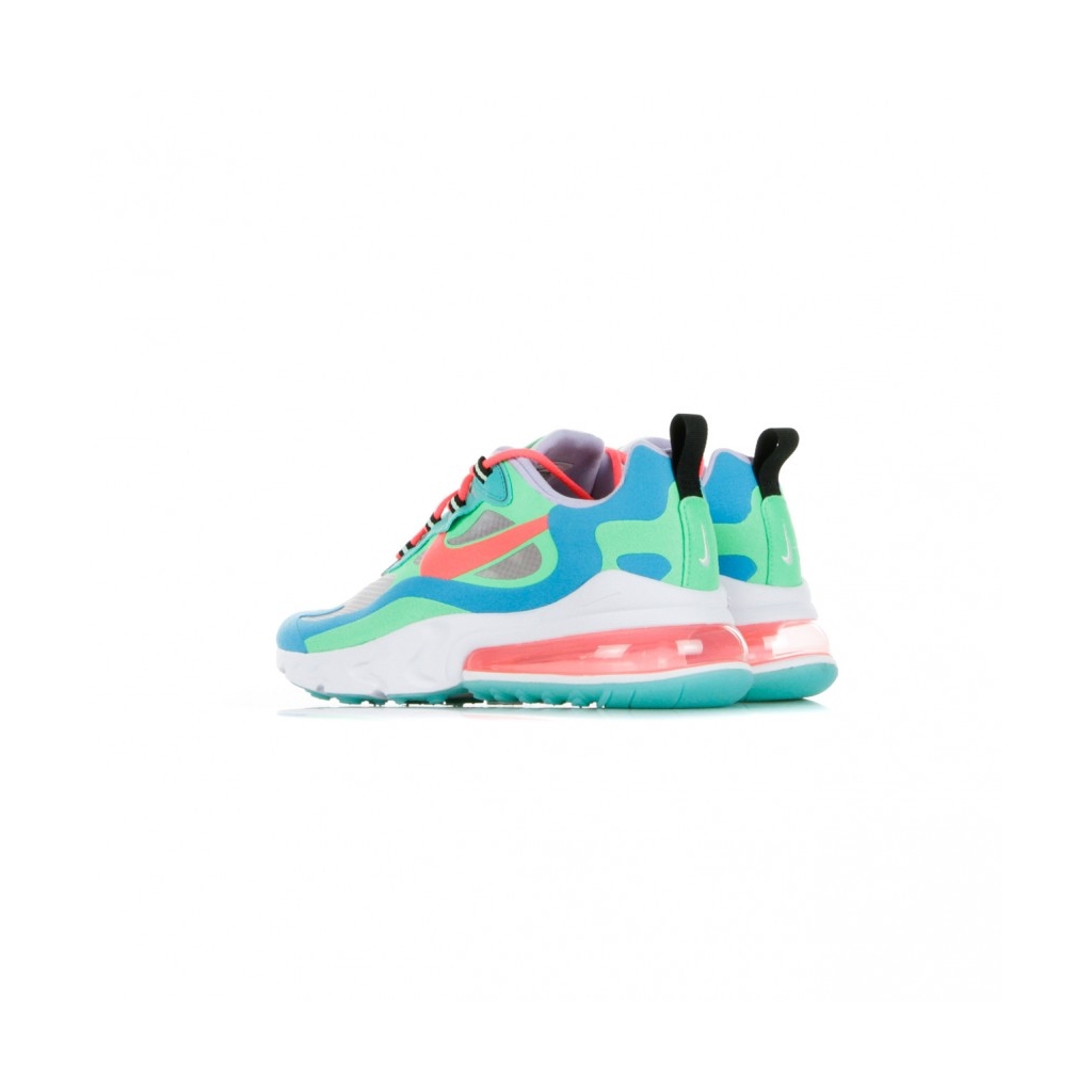 SCARPA BASSA W AIR MAX 270 REACT PSYCHEDELIC MOVEMENT ELECTRO GREEN/FLASH CRIMSON/BLUE LAGOON