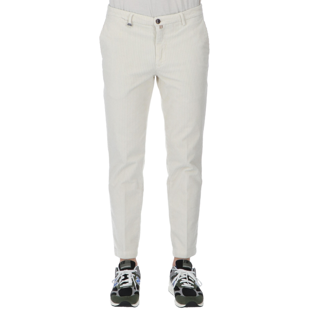 PANT DEREK LOW CROTCH BARBATI OFF WHITE